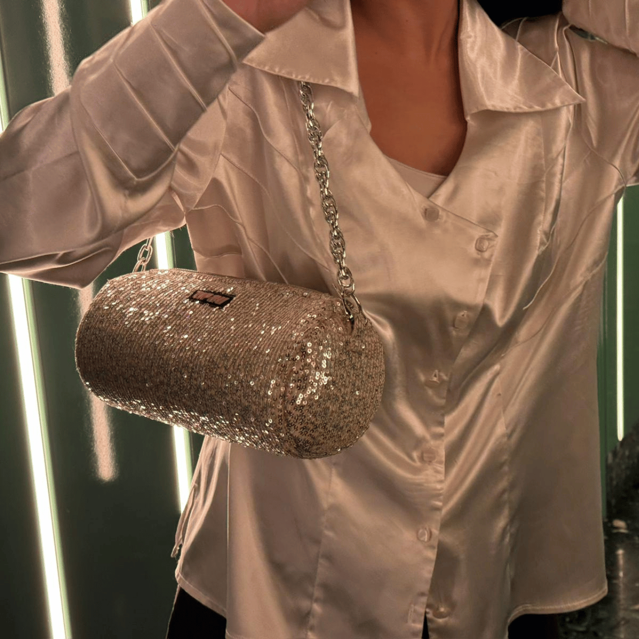 Paillette bag