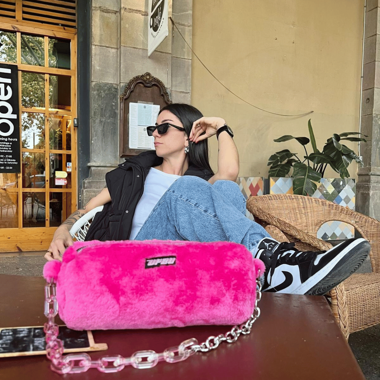 Teddy Pink bag