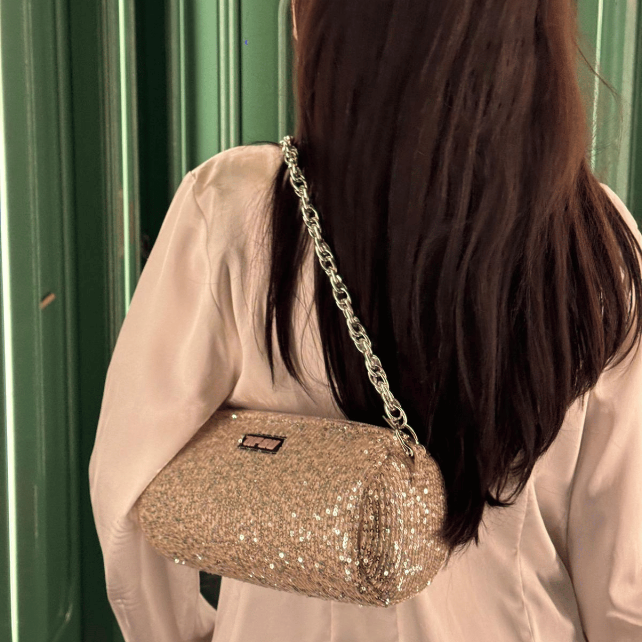 Paillette bag