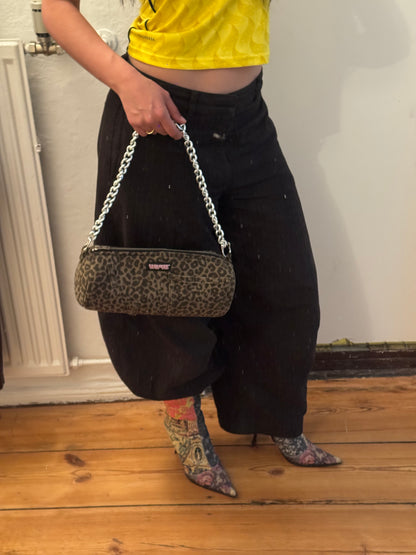 Green Leopard bag