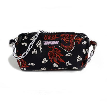 Black kimono mini bag